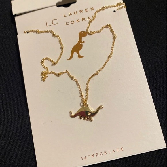 NWT Lauren Conrad Dinosaur Necklace